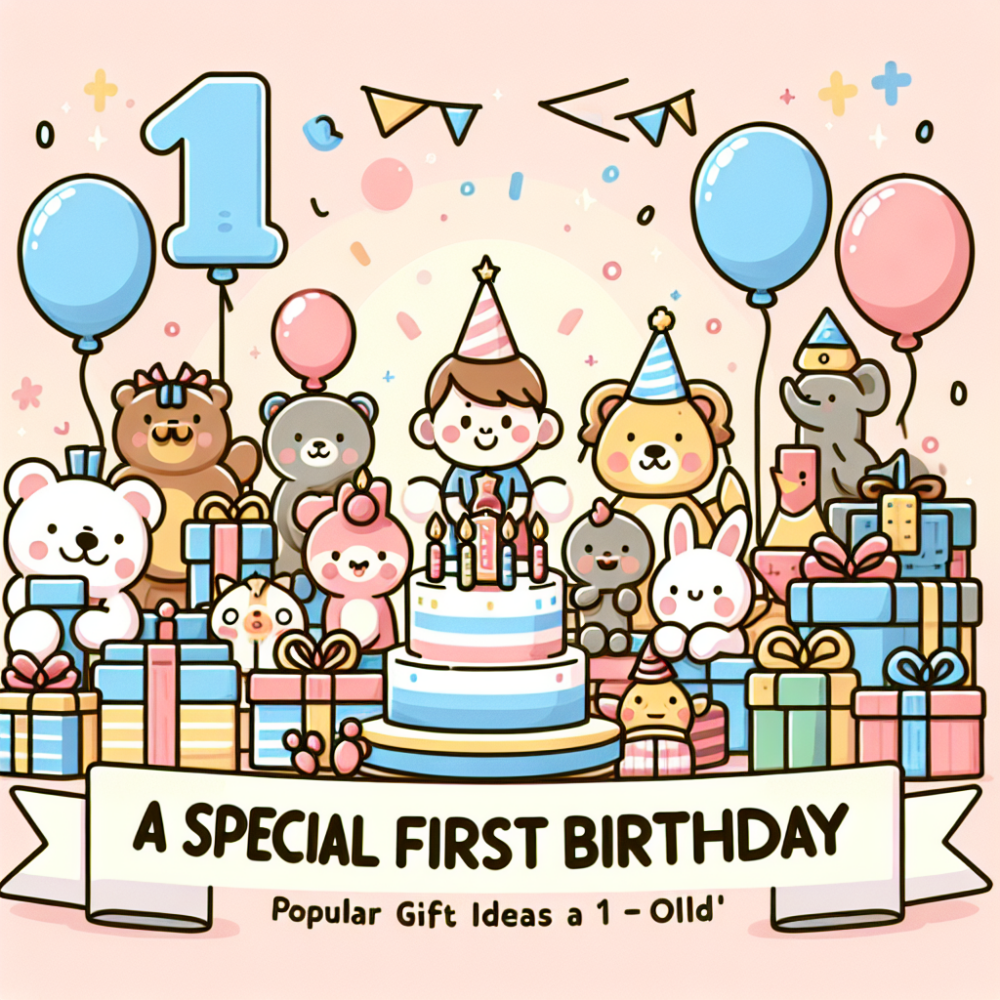 はじめての誕生日を特別に：1歳児に人気のプレゼントアイデア