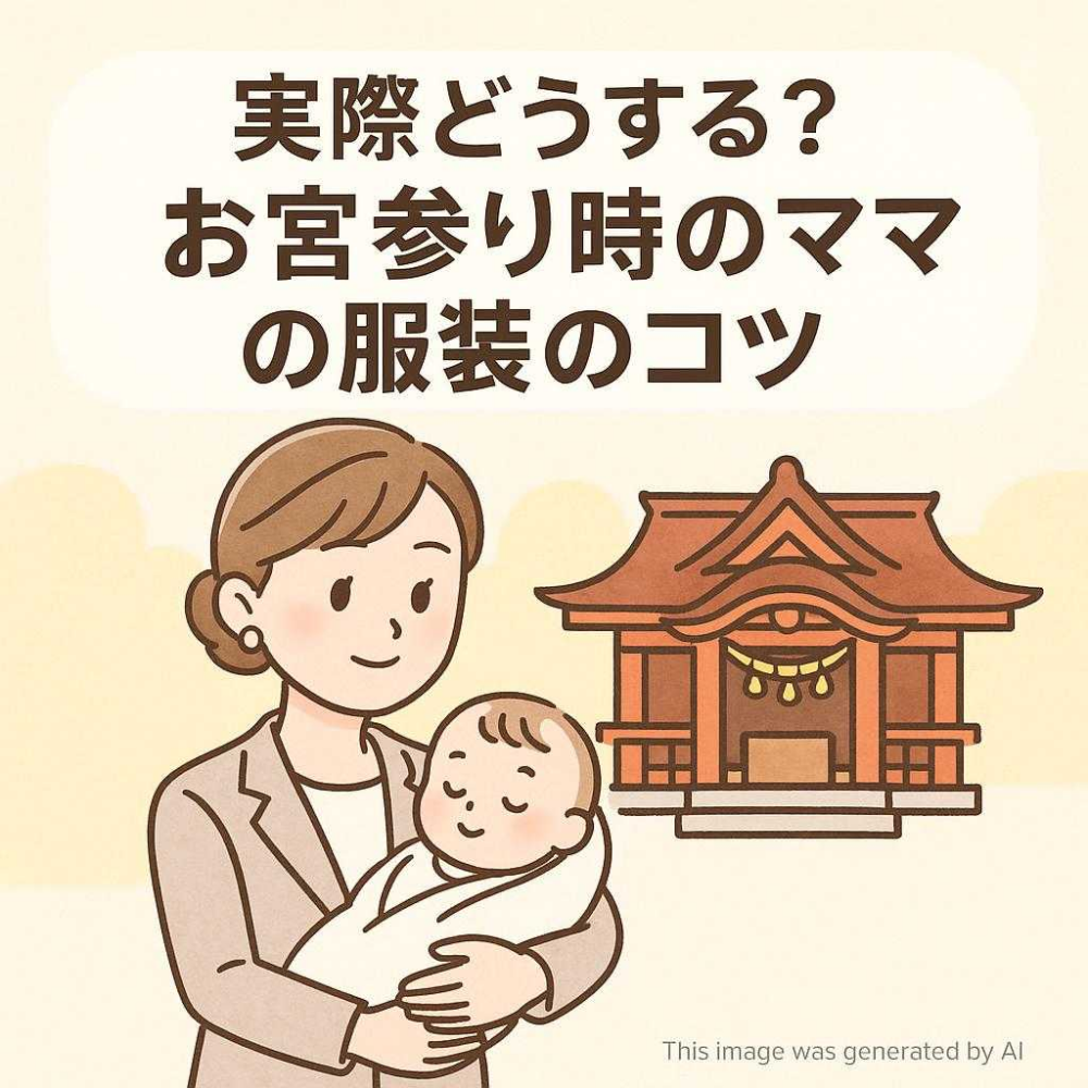 実際どうする？お宮参り時のママの服装のコツ