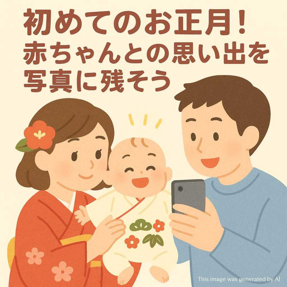 初めてのお正月！赤ちゃんとの思い出を写真に残そう
