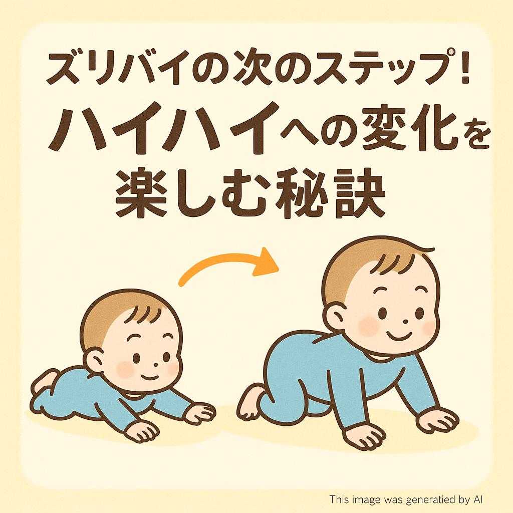 ズリバイの次のステップ！ハイハイへの変化を楽しむ秘訣