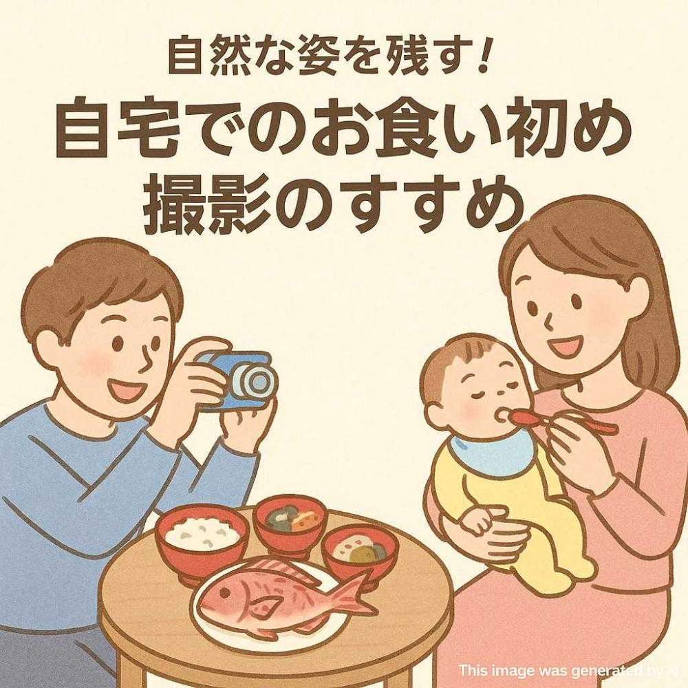 自然な姿を残す！自宅でのお食い初め撮影のすすめ