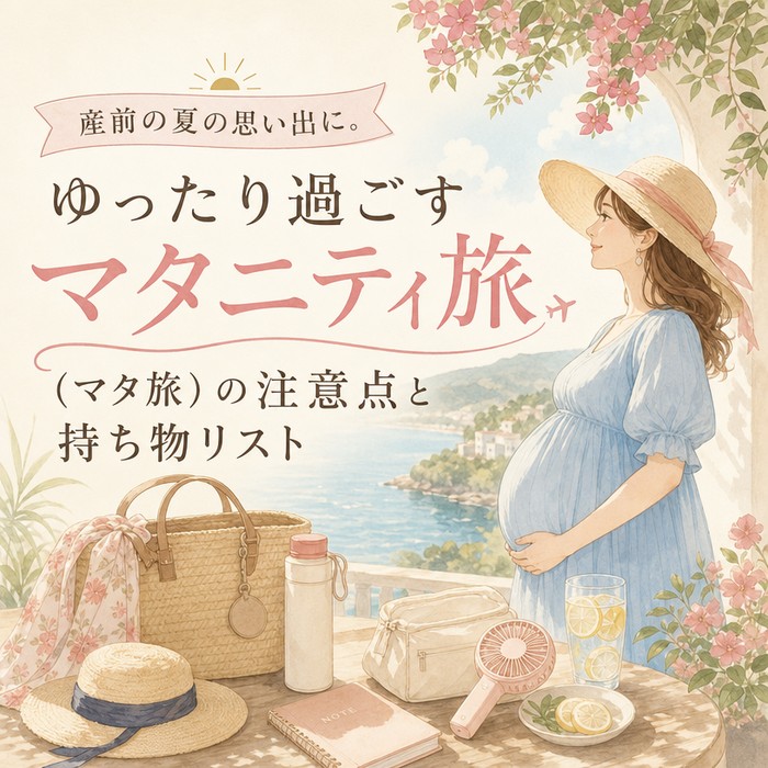 産前の夏の思い出に。ゆったり過ごすマタニティ旅（マタ旅）の注意点と持ち物リスト
