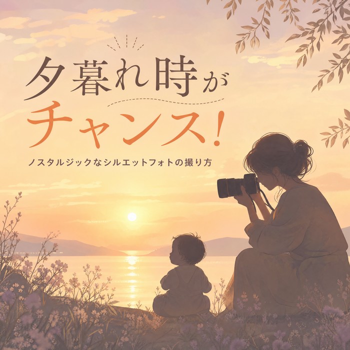 晩夏の夕暮れ時がチャンス！ノスタルジックなシルエットフォトの撮り方