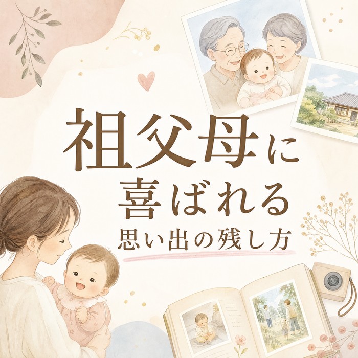 おじいちゃん・おばあちゃんに喜ばれる！帰省の思い出の残し方とコメントのコツ