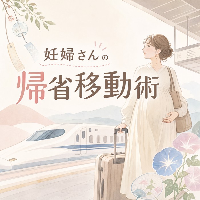 お盆の帰省、妊婦さんはどうする？長距離移動の注意点と負担を減らす工夫