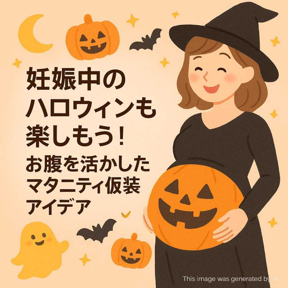 妊娠中のハロウィンも楽しもう！お腹を活かしたマタニティ仮装アイデア