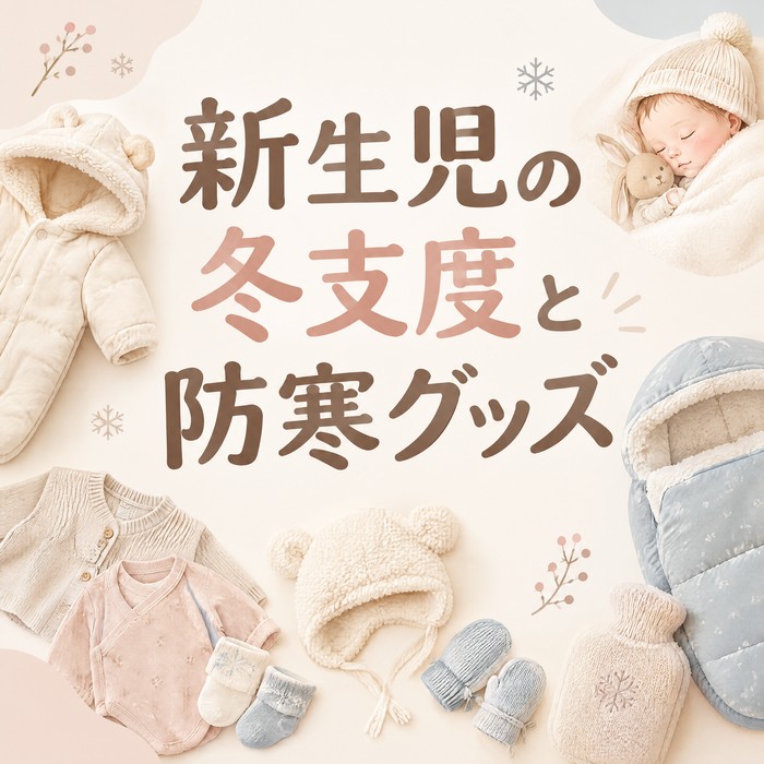 秋冬出産のママへ。新生児の冬支度、そろえておきたい防寒グッズ