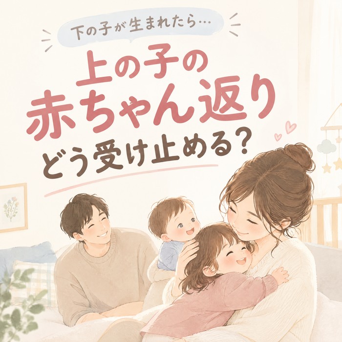 下の子が生まれたら…上の子の赤ちゃん返り、どう受け止める？