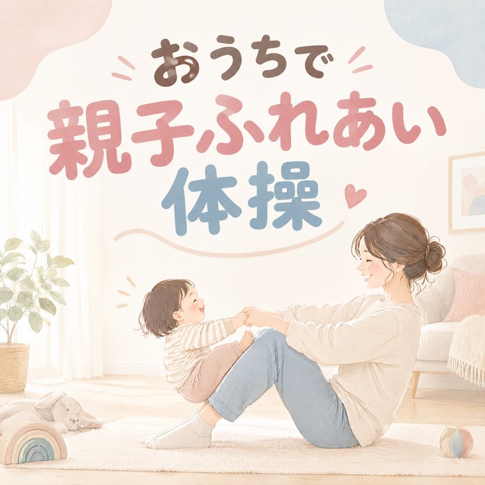 スポーツの日に！おうちでできる親子ふれあい体操
